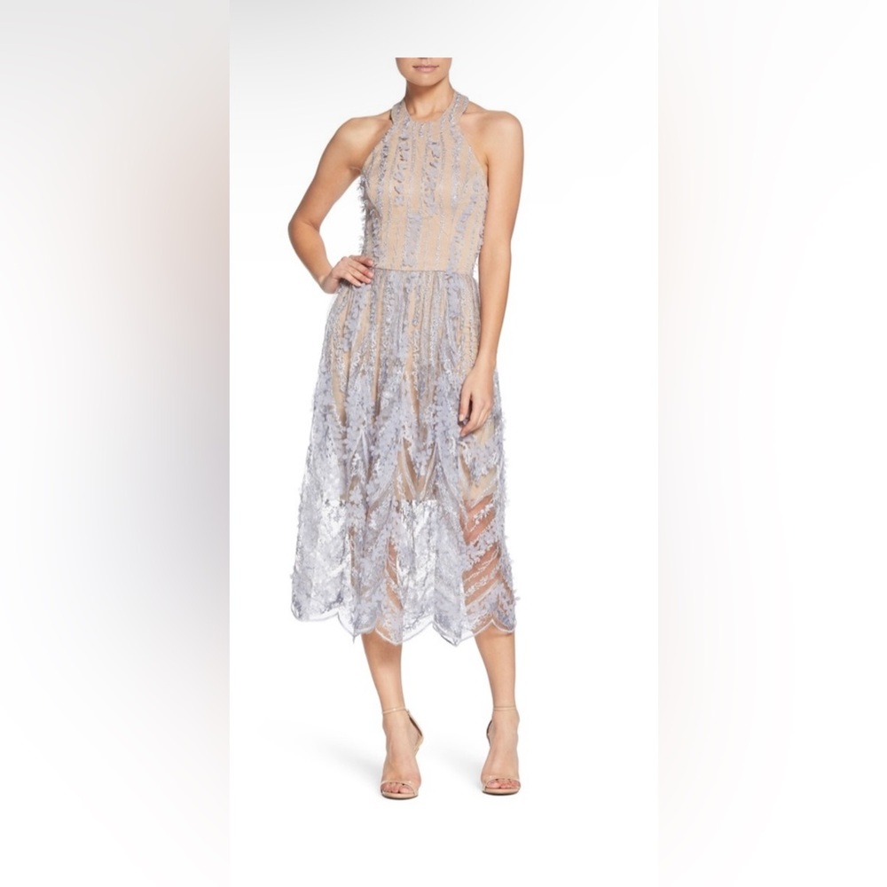 Dress the population Halter Audrey Dress